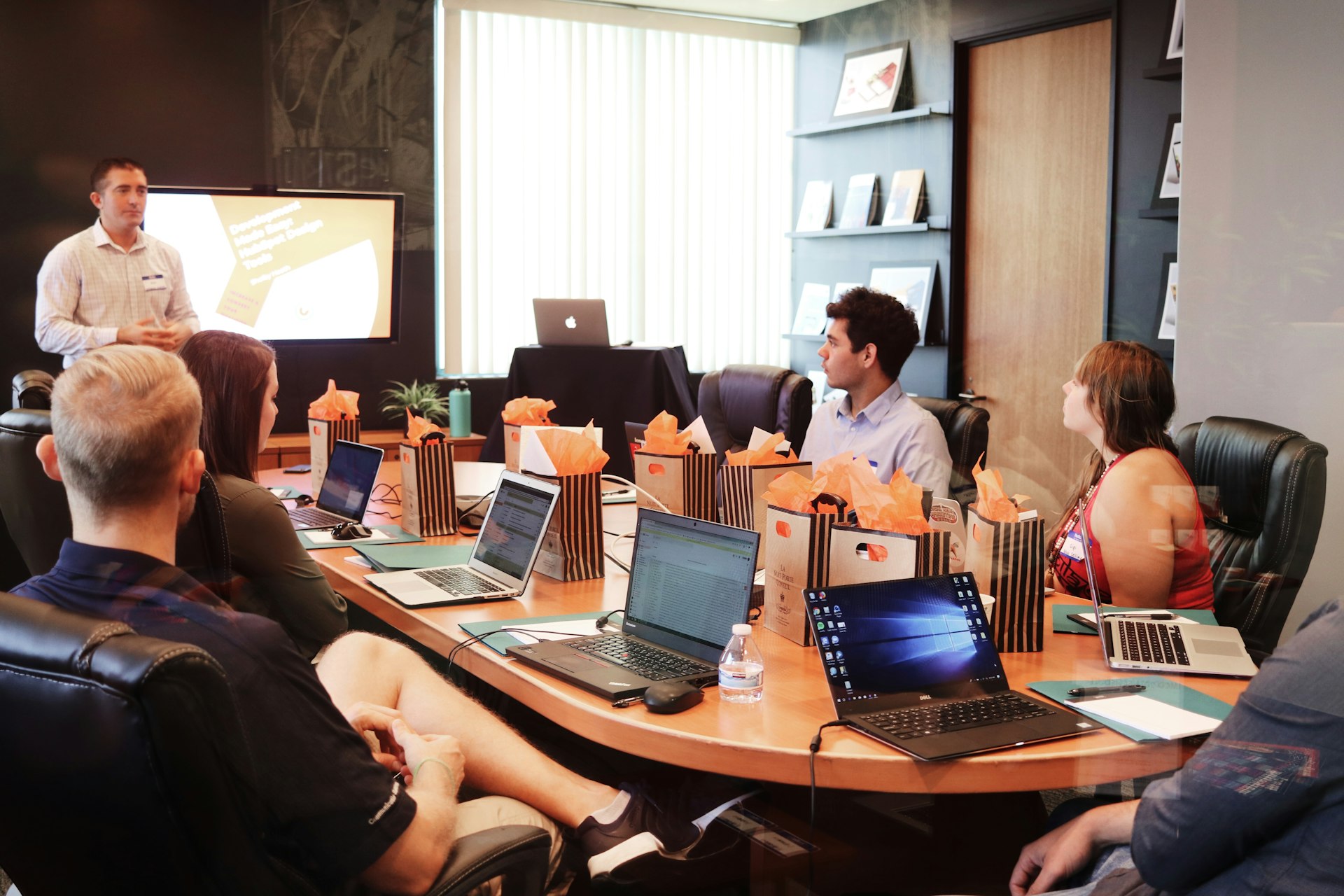 Marketing strategy meeting
